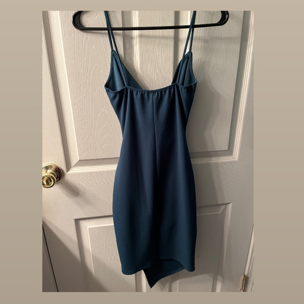 Dark teal dress, size: xs - Picture 2 of 3
